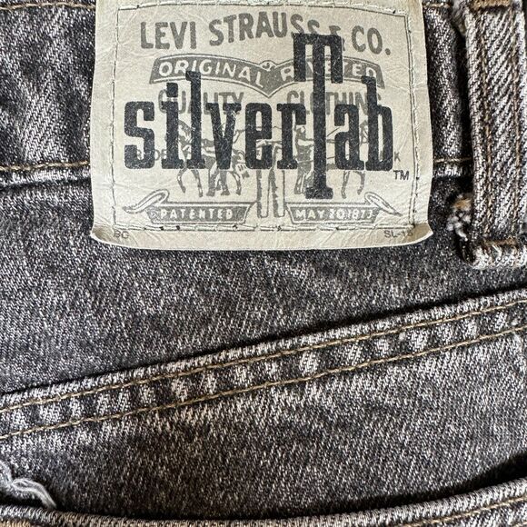 Levi's Vintage 1993 Silvertab Straight Narrow Grey Jeans 32x34 Deadstock NEW - Picture 10 of 10